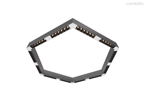 Donolux LED Eye-hex св-к накладной, 72W, 900х780мм, H71,5мм, 9380Lm, 34°, 3000К, IP20, корпус алюмин, цвет алюминий - Donolux