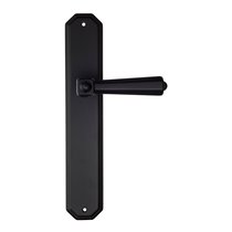 Дверная ручка Venezia "FABIANA" на планке PL84 черный - Venezia Collezione