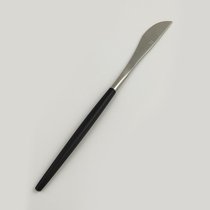 Нож столовый 22 см ручка матовый черный PVD Lounge P.L. 12 шт. - P.L. Proff Cuisine