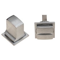 Фиксатор поворотный на MINI квадратном основании Fratelli Cattini WC-8 4FS-CS матовый хром - Fratelli Cattini