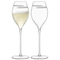 Набор из 2 бокалов для шампанского Signature Verso Tulip 370 мл - LSA International