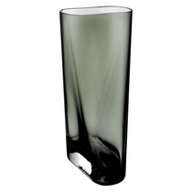 Ваза Nude Glass Инка 35 см, серая, хрусталь - Nude Glass