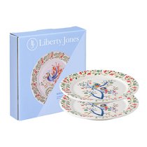 Набор тарелок Love Birds из коллекции Birds of Paradise в подарочной упаковке, d18 см, 2 шт., 18 см - Liberty Jones