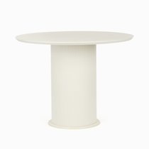 Обеденный стол Iona диаметр 100, цвет белый - Cosmo