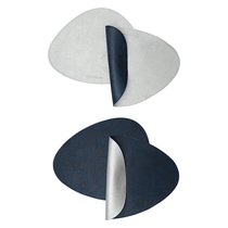 Набор из 4-х двухсторонних сервировочных салфеток Drop, 33х41 см, синий/светло-серый - Liberty Jones