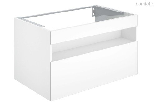 32872300100 STAGELINE Тумба под умывальник 1000x625x490 mm, 1 выдвижной фронтальный ящик, вкл. пластиковый сифон 1 1/4 x 32, белый/белый - Keuco