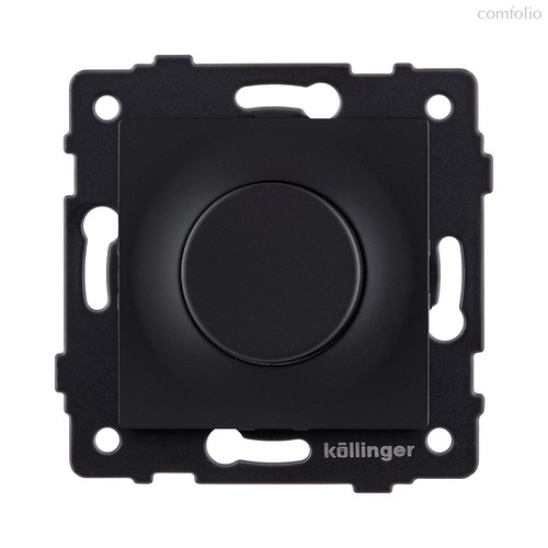 Светорегулятор для светодиодных ламп, проходной, 500W, черный матовый Kollinger REA-048BM для Aspekt, Eleganz, Reflex - Kollinger