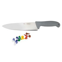 Шеф-нож PRO-Line с цветными кнопками 15 см, серая пластиковая ручка, P.L. Proff Cuisine - P.L. Proff Cuisine