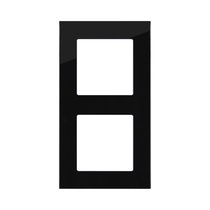 Рамка 2-постовая, стекло черный Kollinger Asthetik AS2BK - Kollinger