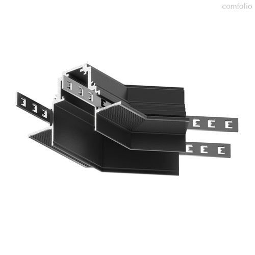 Угол-соединитель 135° Gravity встраиваемый черный - Maytoni