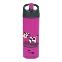Детская бутылка 2в1 Carl Oscar Cow фиолетовая, цвет фиолетовый - Carl Oscar