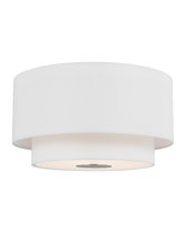 Серебряный потолочный светильник Ларедо, цвет никель - Louvre Home