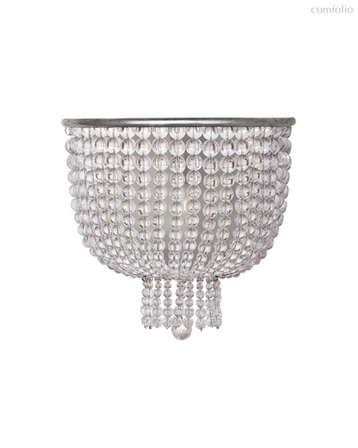 Серебряный настенный светильник Карла, цвет серебряный - Louvre Home