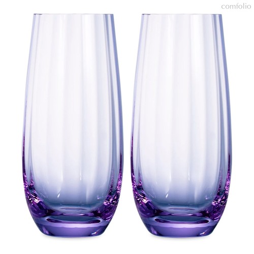 Набор стаканов для воды Moser Оптик 350 мл, 2 шт, александрит, п/к - Moser