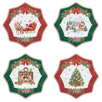 Набор десертных тарелок Christmas Heritage, ?16 см, 4 шт. - Easy life