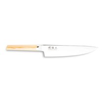 Нож поварской Шеф KAI Магороку Композит 20 см, два сорта стали, ручка светлое дерево - Kai