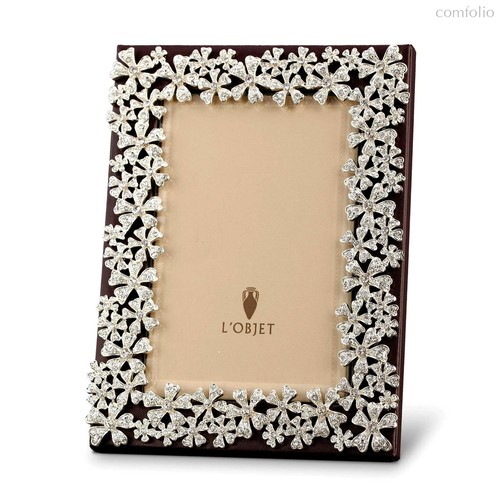 Рамка для фото L’Objet Гирлянда 13х18 см, платиновое покрытие, кристаллы Сваровски, п/к - L’Objet
