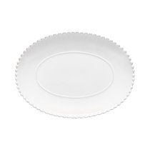 Блюдо овальное Pearl White 34см PEA331-WHI (PEA331-02202F), цвет белый, 34 см - Costa Nova