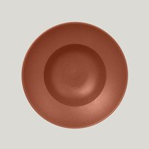 Тарелка Neofusion Terra круглая глубокая, 23 см (медный цвет) - RAK Porcelain