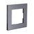 Рамка 1-постовая, стекло серый Kollinger Asthetik AS1GY - Kollinger