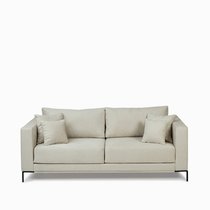 Диван Newton ширина 230, цвет бежевый/черный - Cosmo Red