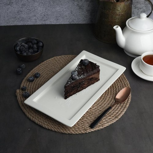 Блюдо прямоугольное 27x14,8 см h2 см Fine Plus 6шт. - Noble