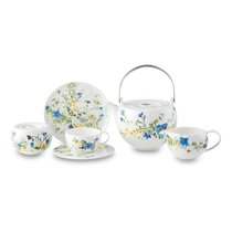 Сервиз чайный Rosenthal Альпийские цветы на 6 персон 21 предмет, фарфор костяной - Rosenthal