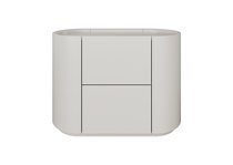 Тумба прикроватная Lagom 2 ящика ширина 60 см (дымка) - Ellipse