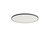 LED Disco светильник накладной, 18Вт, D225хH25мм, 1613Лм, 3000К, IP20, Ra80, черный RAL9005, блок питания в комплекте - Donolux