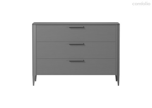 Комод Type oak 3 ящика ширина 120 см (серый) - Ellipse