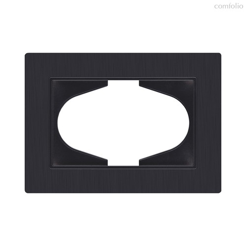 Рамка для двойной розетки, черный матовый Kollinger Eleganz Plex EP120BM - Kollinger