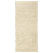 Ковер из шерсти и переработанного хлопка Shillong из коллекции Ethnic, 70x160см - Tkano