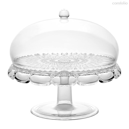 Блюдо для торта с крышкой Vanity, ?30 см, прозрачное - Guzzini