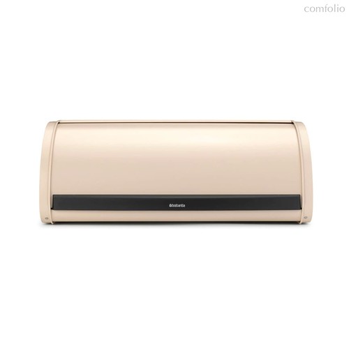 Хлебница со сдвижной крышкой Brabantia 44х26х17,3 см, сталь нержавеющая, бежевая - Brabantia