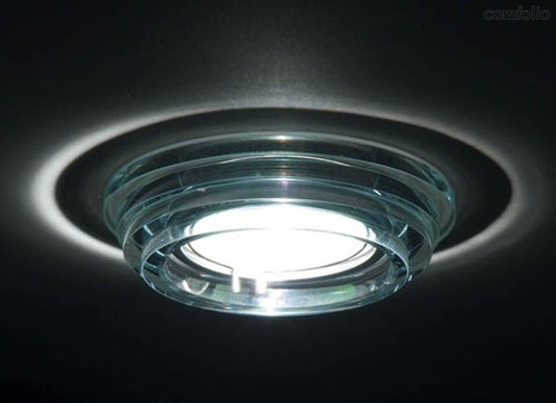 Donolux Светильник встраиваемый декоративный хрустальный, хром D 90 H 58 мм, галог. лампа MR16 GU5, - Donolux