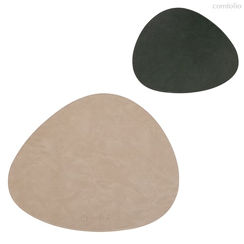 Салфетка сервировочная Drop, 33х41 см, зеленая/бежевая - Liberty Jones