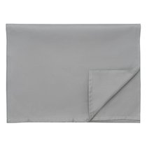 Дорожка серого цвета с фактурным рисунком из хлопка из коллекции Essential, 53х150см - Tkano