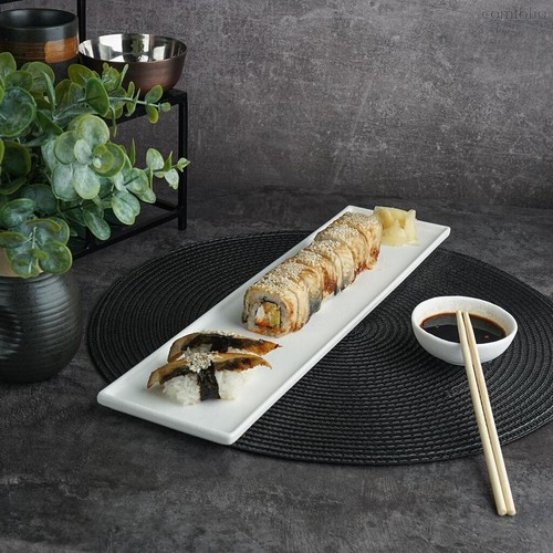 Блюдо прямоугольное 40,5*10,5 см h1,5 см White Matt Panasia P.L. Proff Cuisine - P.L. Proff Cuisine