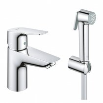 23757001 BauEdge Смеситель для раковины с гигиеническим душем, хром - Grohe