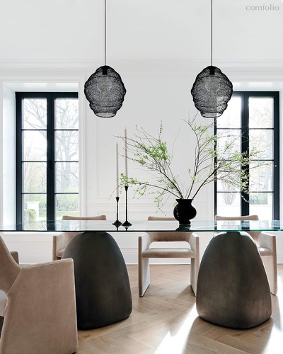 Подвесной светильник Роланд Ø 33, цвет черный - Louvre Home