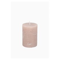 Свеча цилиндрическая Luz Your Senses Рустик 7 см, h10 см, пудровая - Rasteli