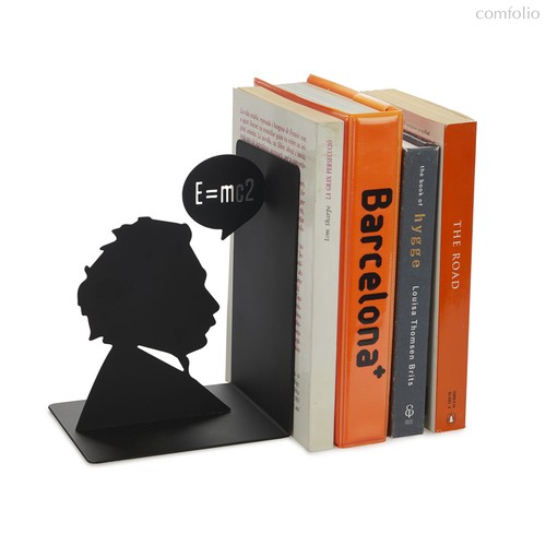 Держатель для книг Einstein, цвет черный - Balvi