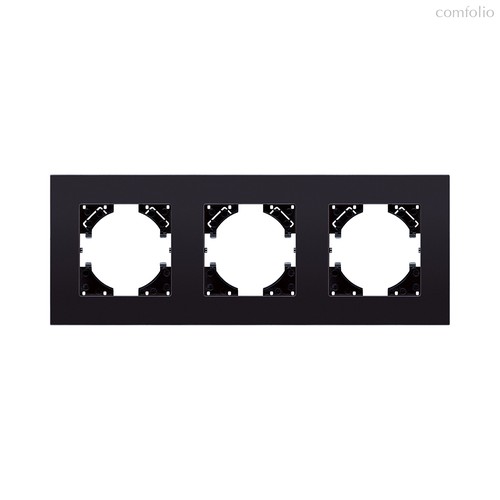 Рамка 3-постовая, стекло черный Kollinger Reflex MG RM3BK - Kollinger