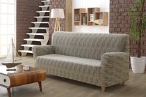 Чехол для дивана "KARNA" трехместный ROMA, цвет кремовый - Bilge Tekstil