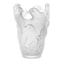 Ваза Decor de Table Pate de Verre Cristal Орел 30 см, хрустальное тесто, белая, п/к - Decor De Table