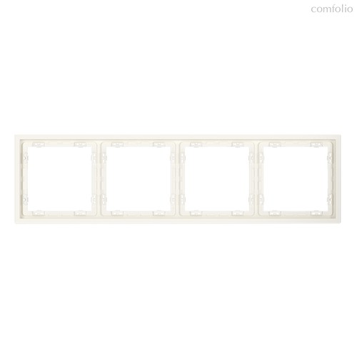 Рамка пластиковая VOLTUM S70 на 4 пост, хлопок - Voltum