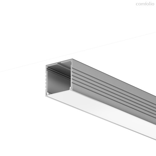 Алюминиевый профиль накладной 35x35 (Серебро, 2 м), ALM-3535AT-S-2M 631008 - Maytoni