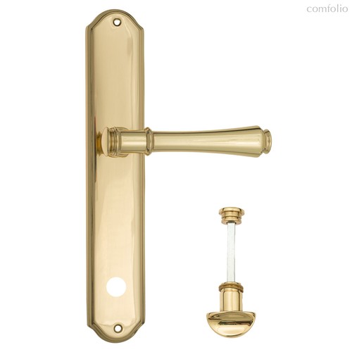 Дверная ручка на планке Fratelli Cattini "PICCO" WC-2 PL02-OLV полированная латунь - Fratelli Cattini