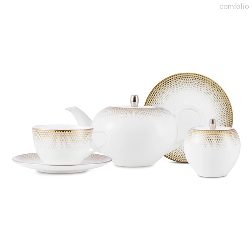 Сервиз чайный Narumi Сверкание топаза на 6 персон 20 предметов, фарфор костяной - Narumi