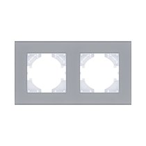 Рамка 2-постовая, стекло серый Kollinger Reflex MG RM2GY - Kollinger